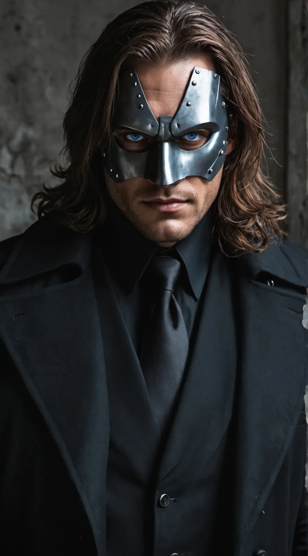 ai character: The masked emperor background