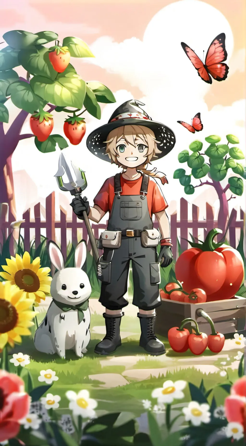 ai character: Grow A Garden  background