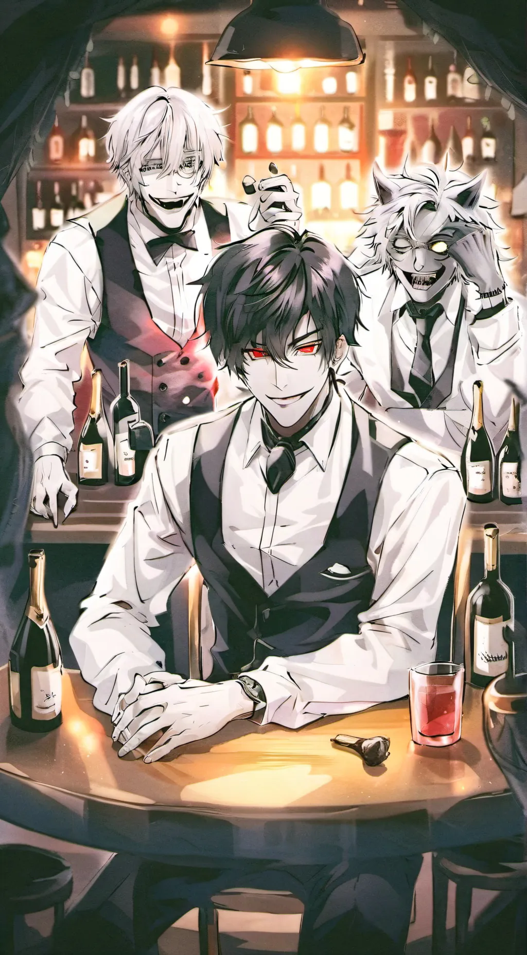 ai character: habzin hotel background