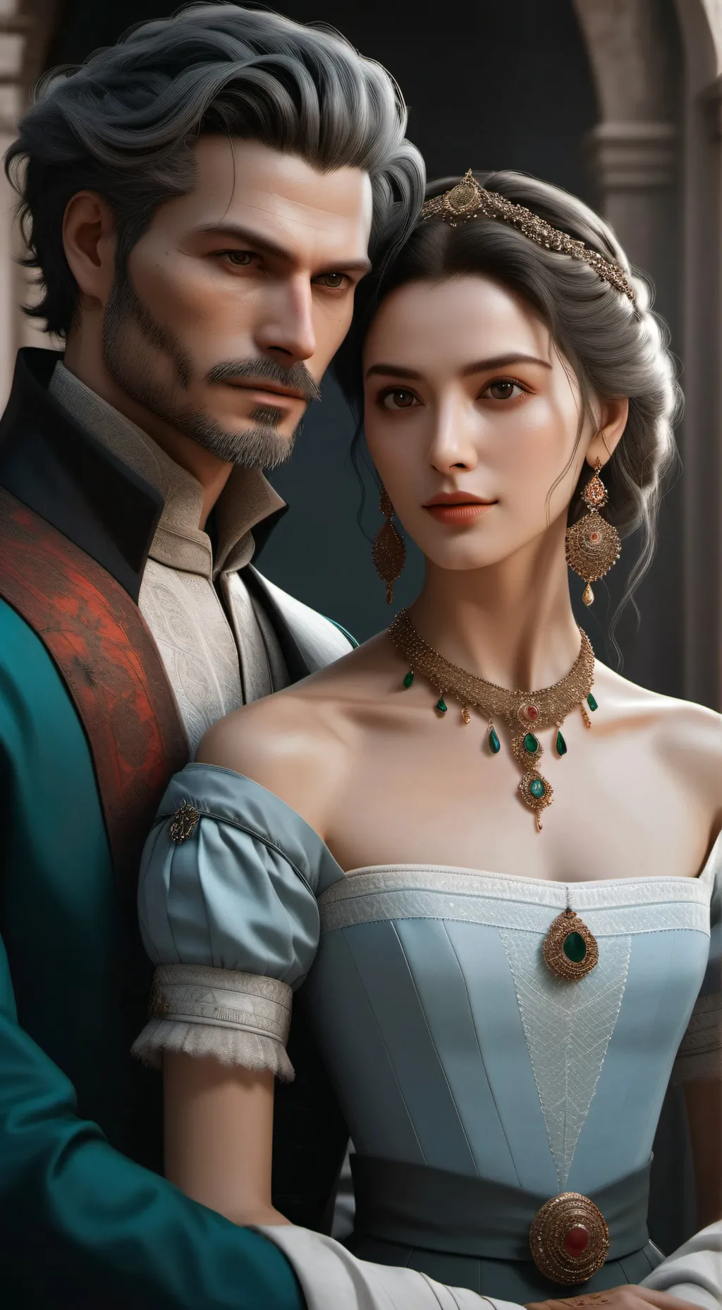 ai character: Mum and dad background