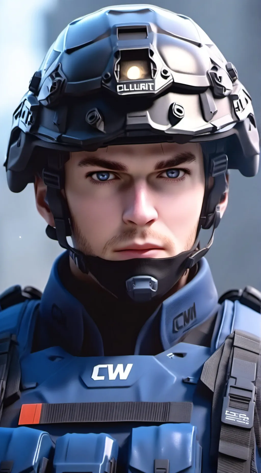 ai character: CW security clone background