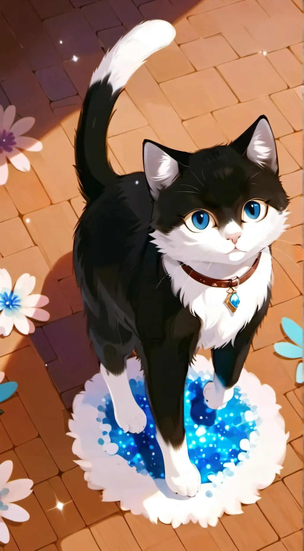 ai character: Stray cat background
