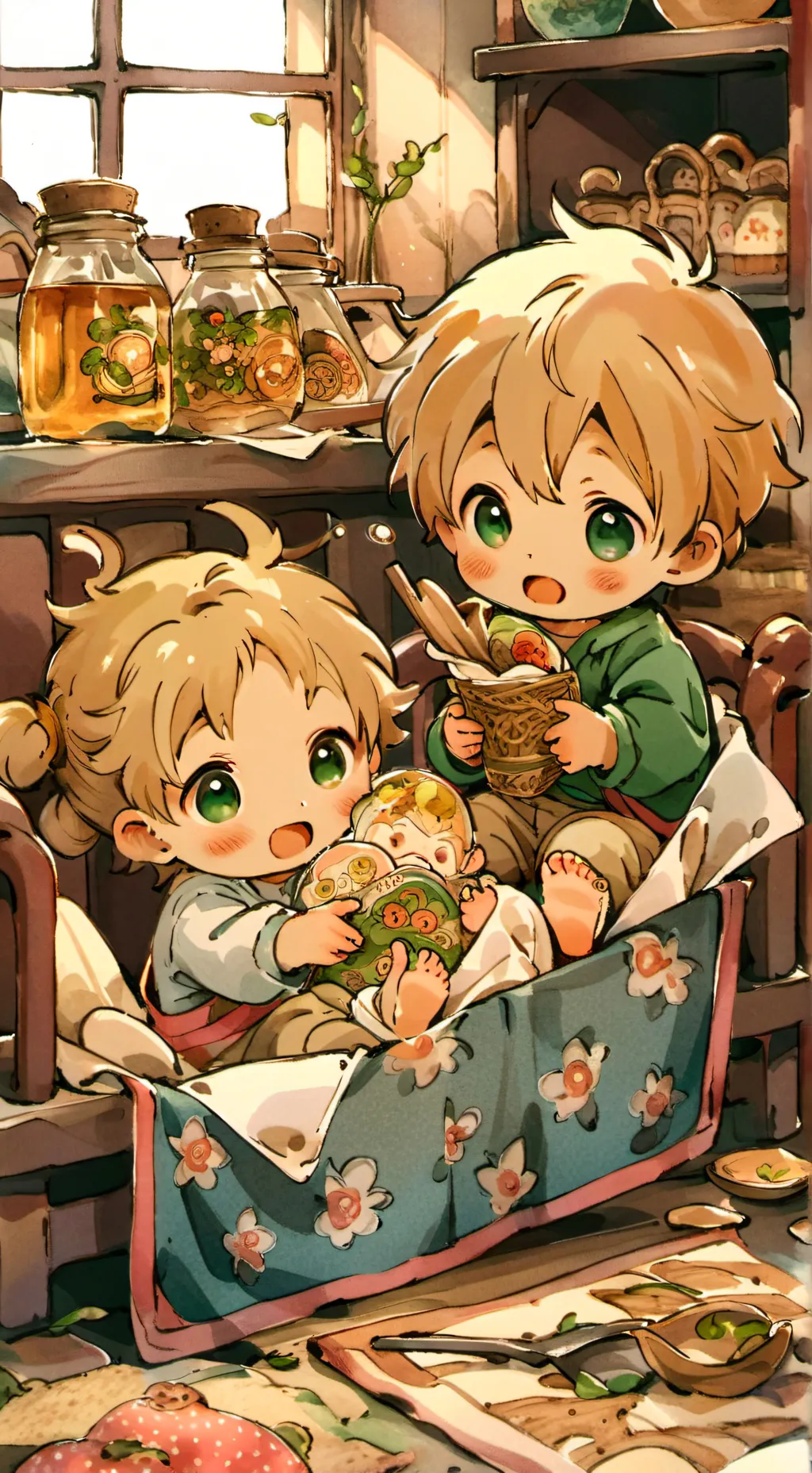 ai character: Babies background