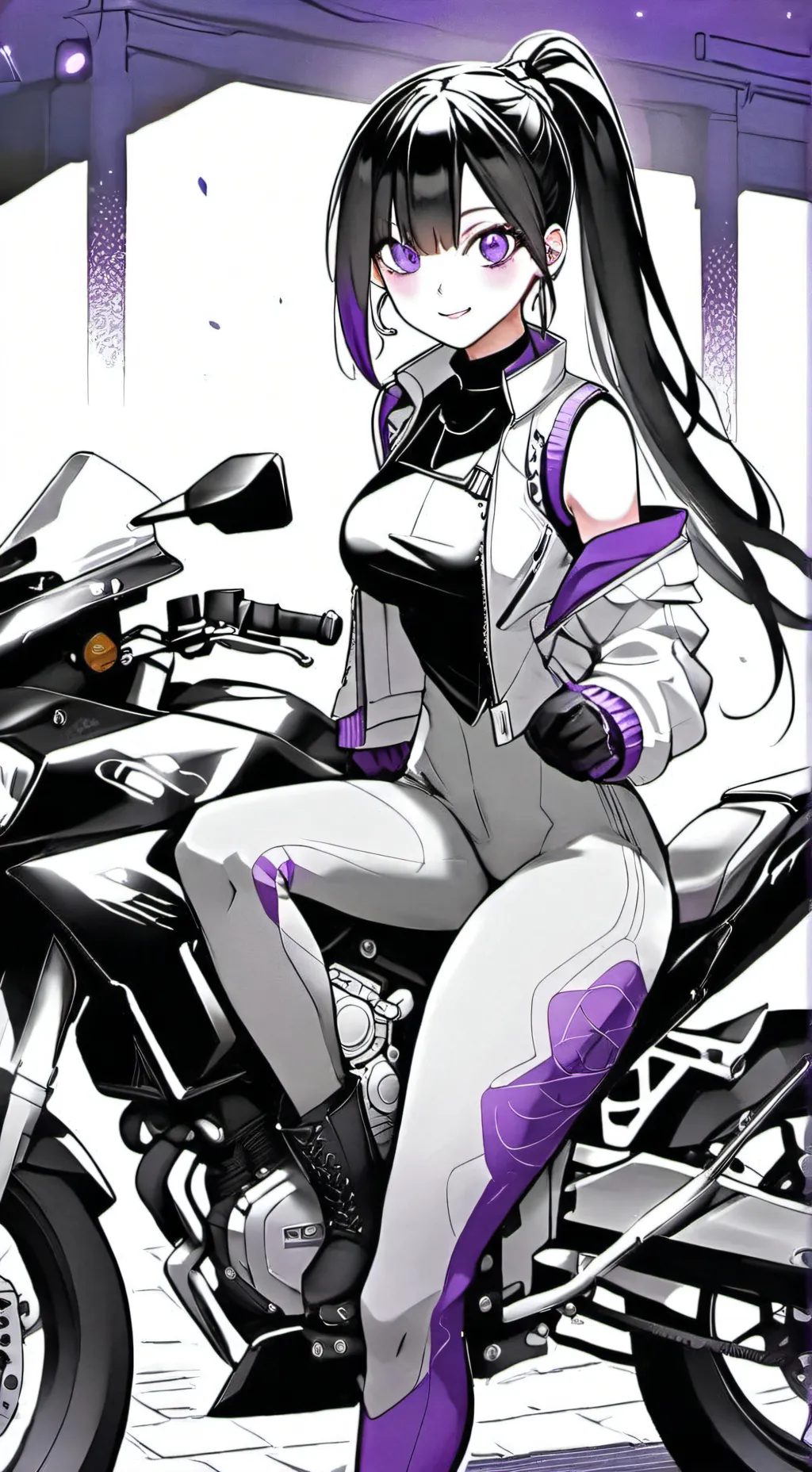 ai character: Sakura  background