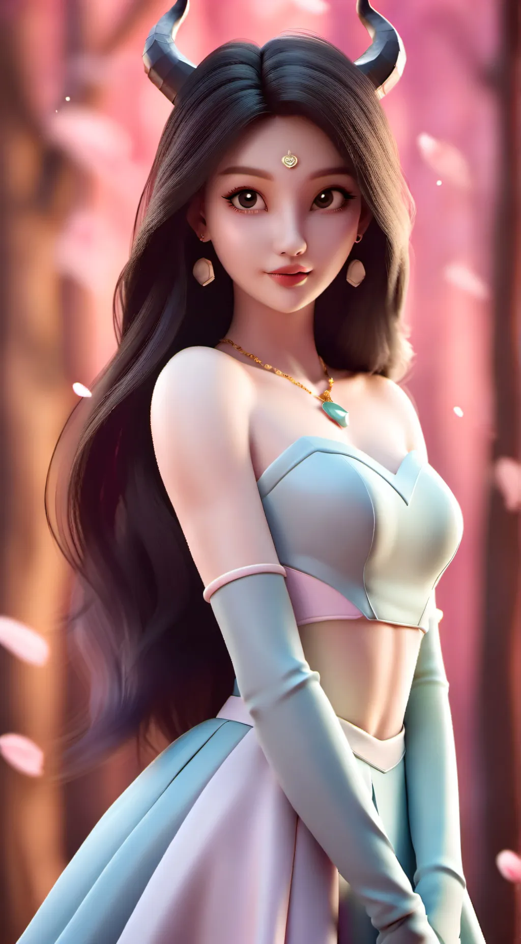 ai character: Kpop demon hunters background