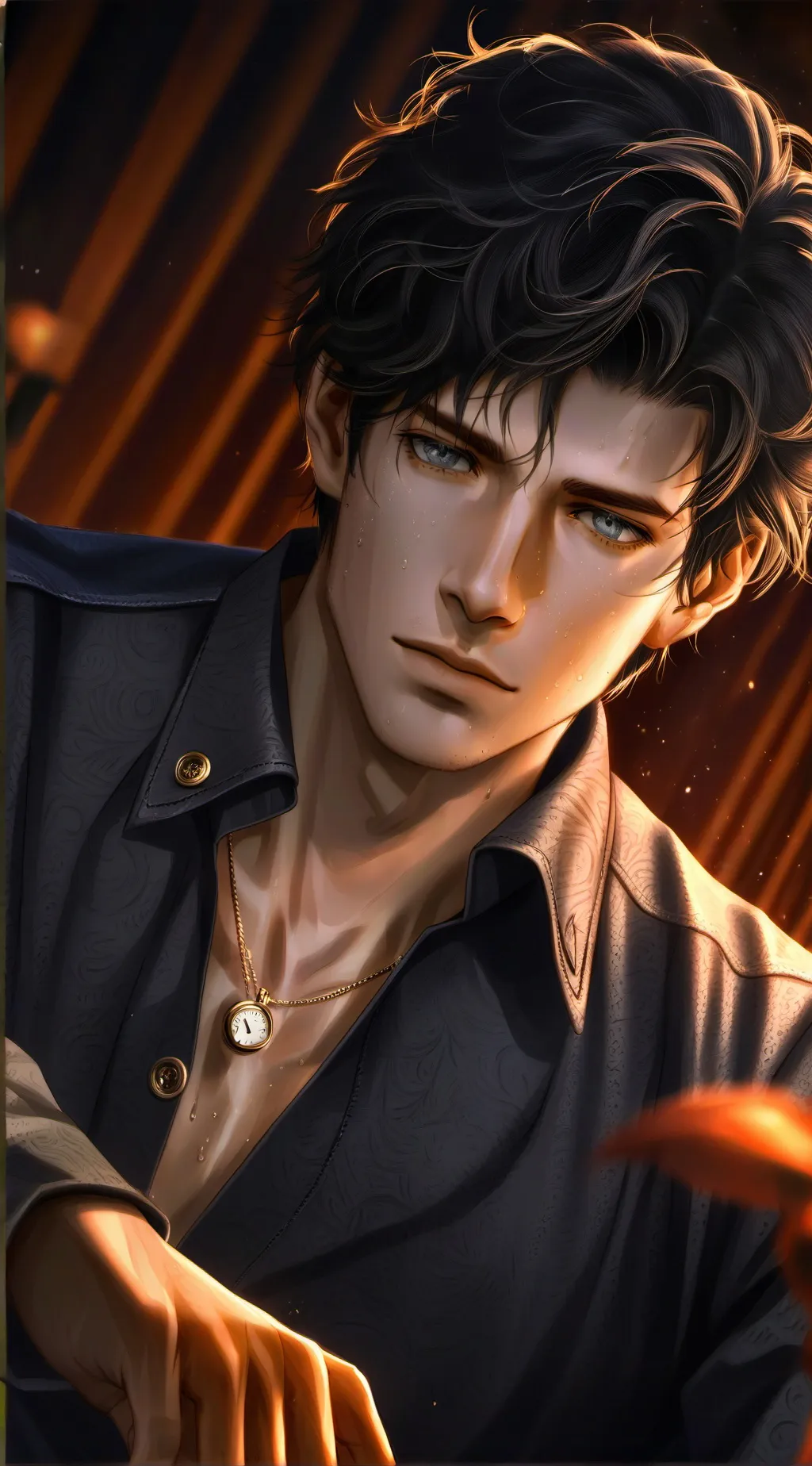 ai character: Ash background