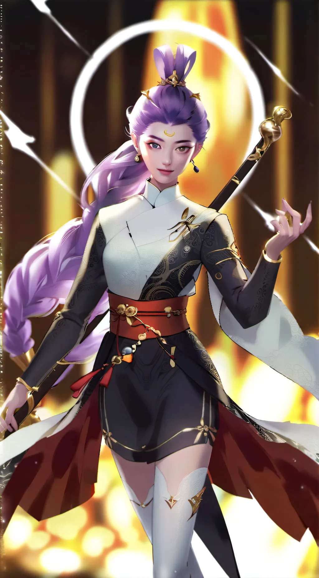 ai character: 🇰🇷💜🎼Rumi! 🎼💜🇰🇷 background