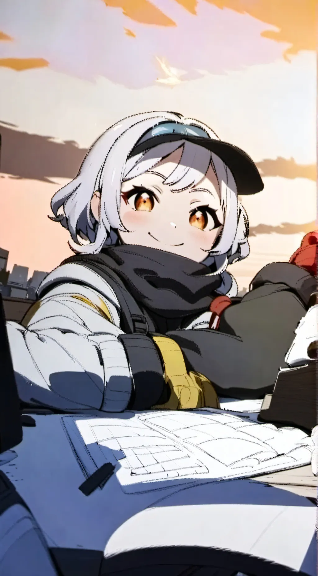 ai character: Petite sœur  background