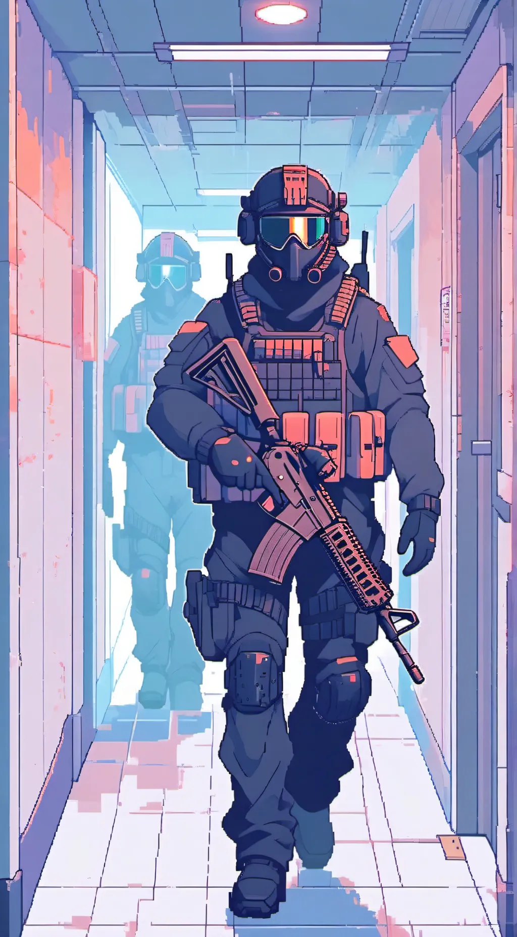 ai character: SCP breach background