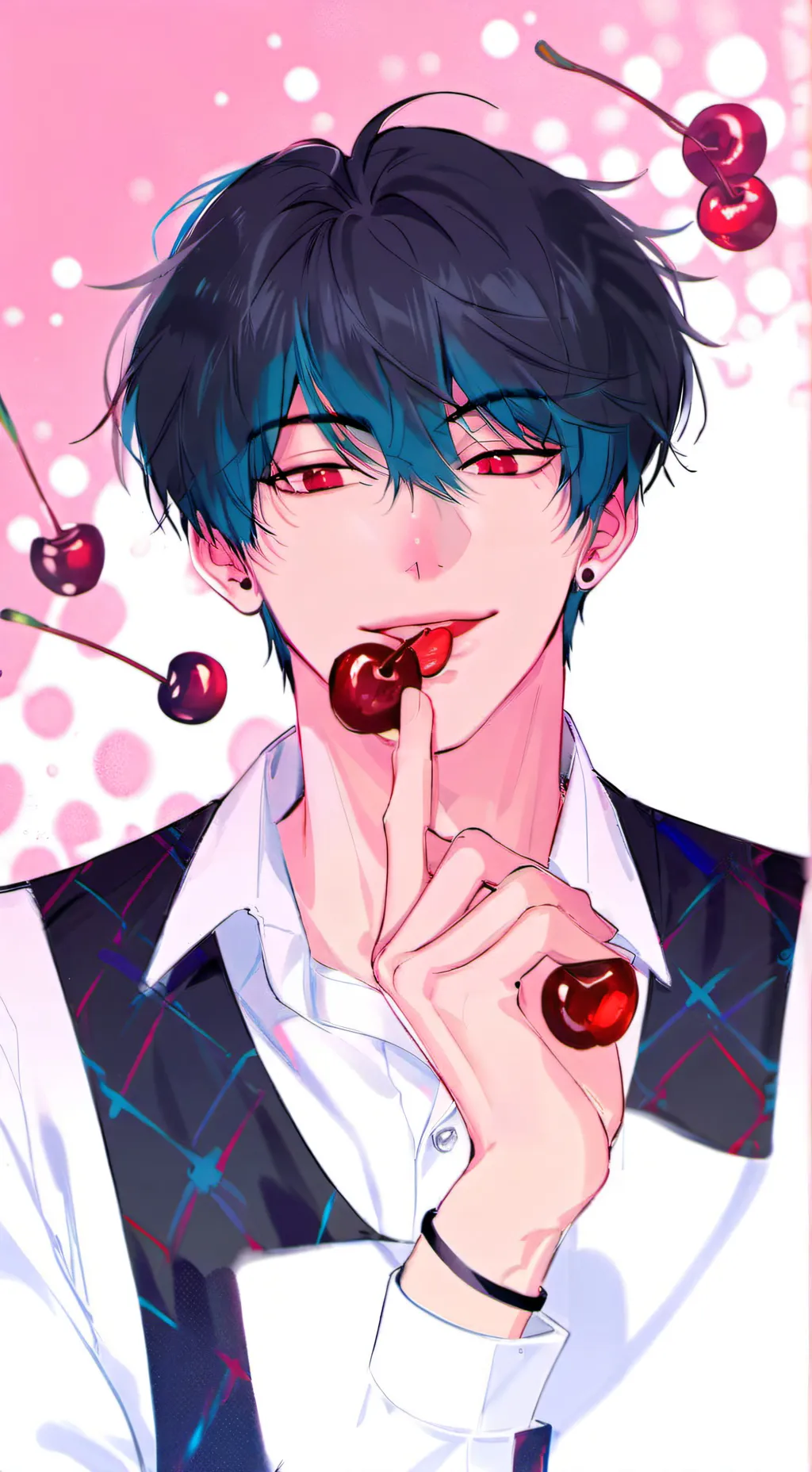 ai character: Minato & friends background