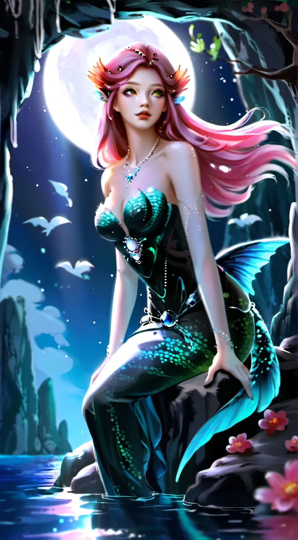 ai character: Veronica  background
