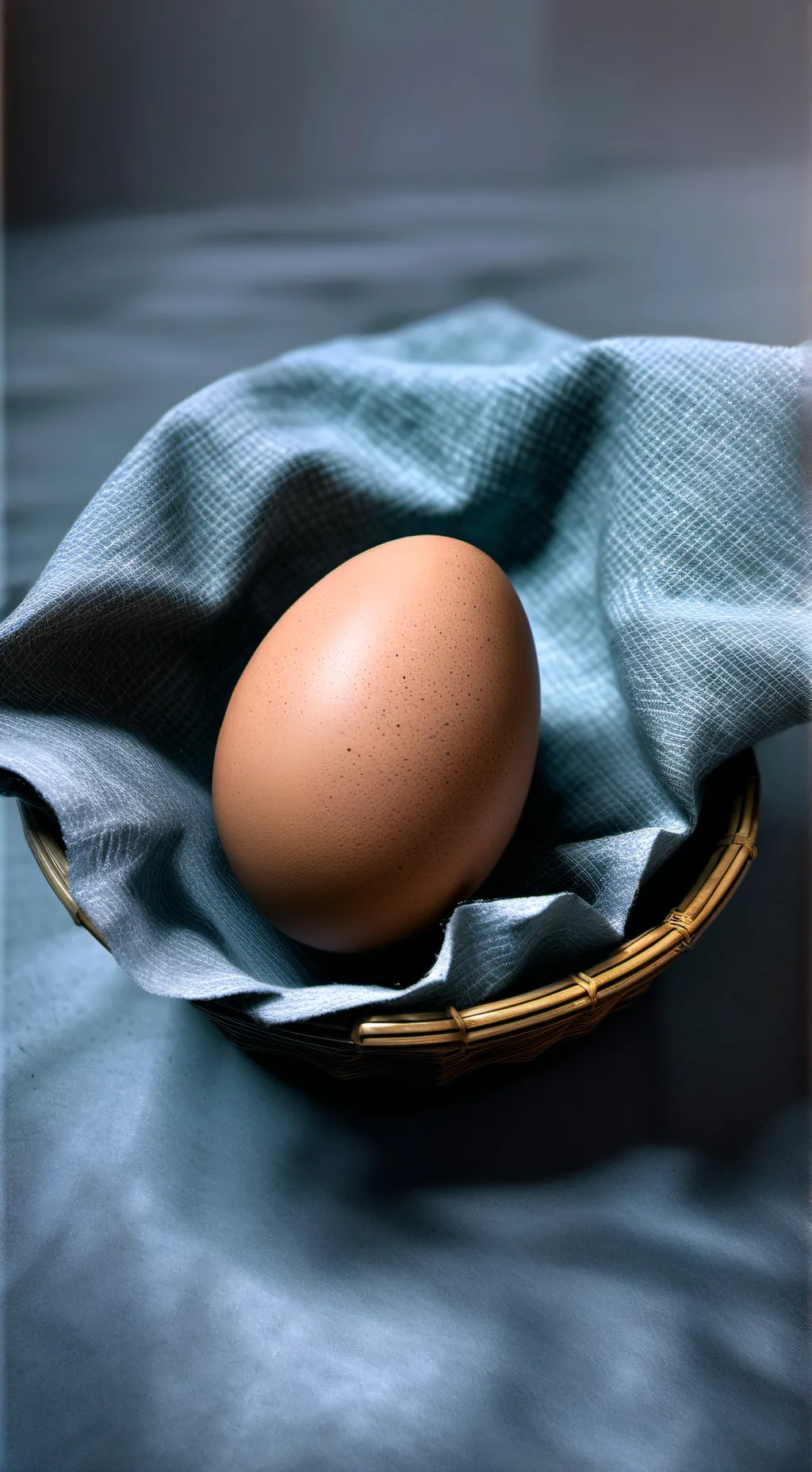 ai character: broke egg meme background