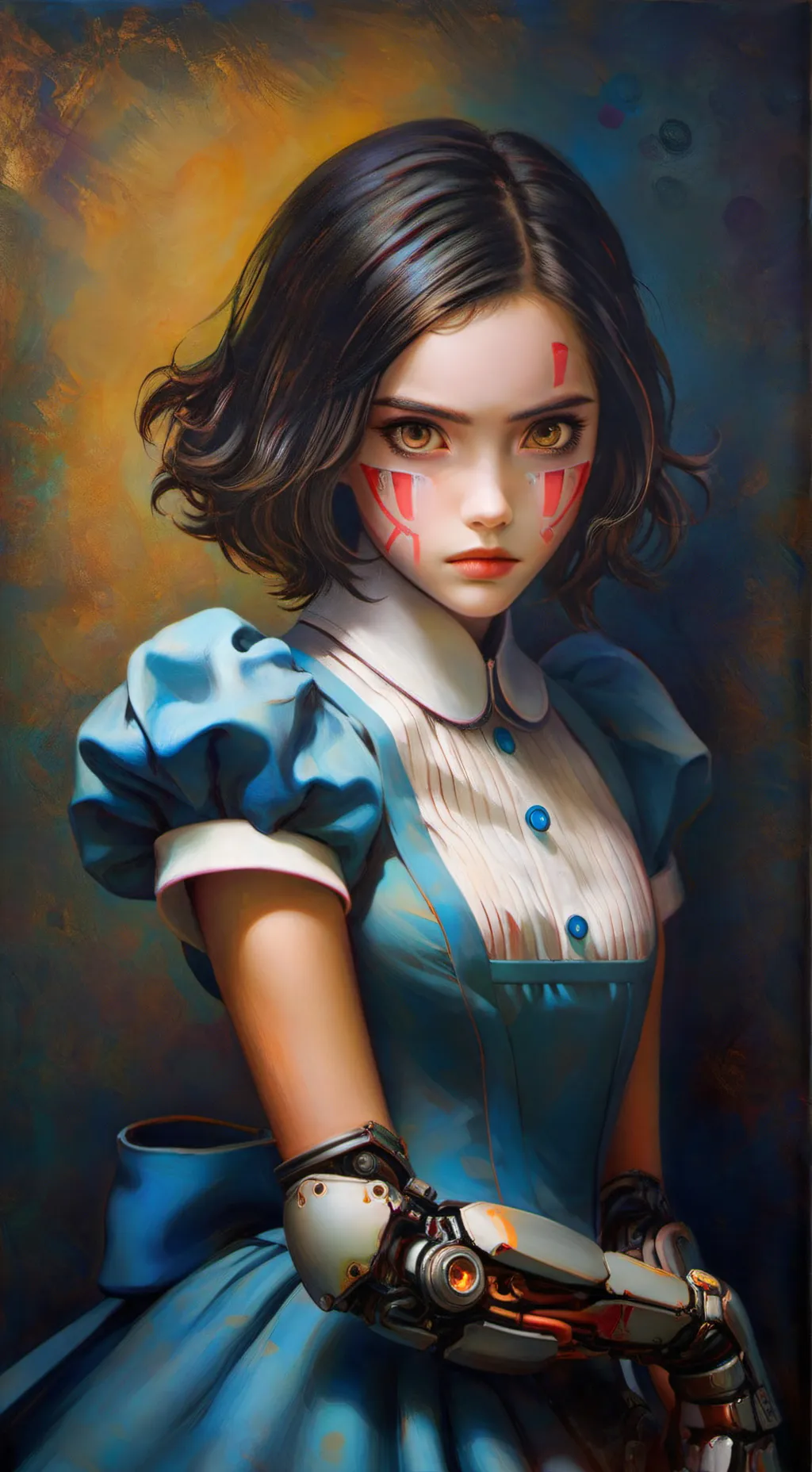 ai character: Alita  background