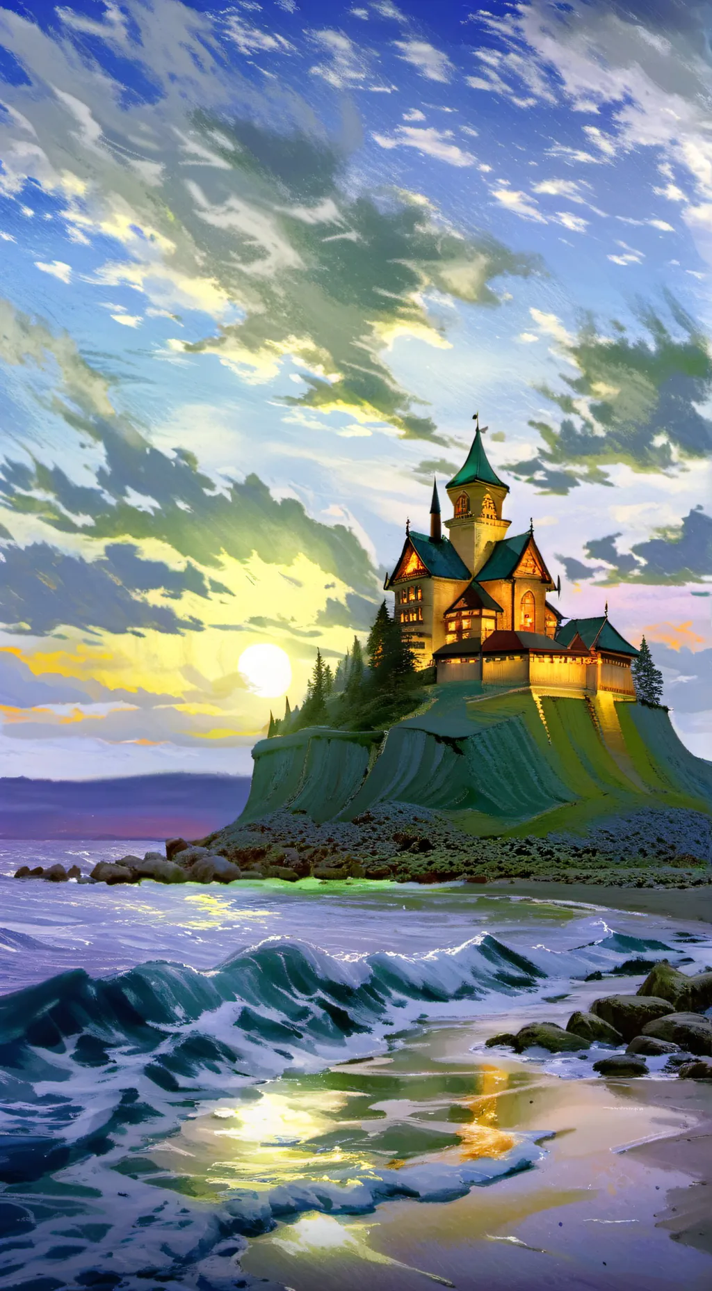 ai character: Sprunki Rapunzel background