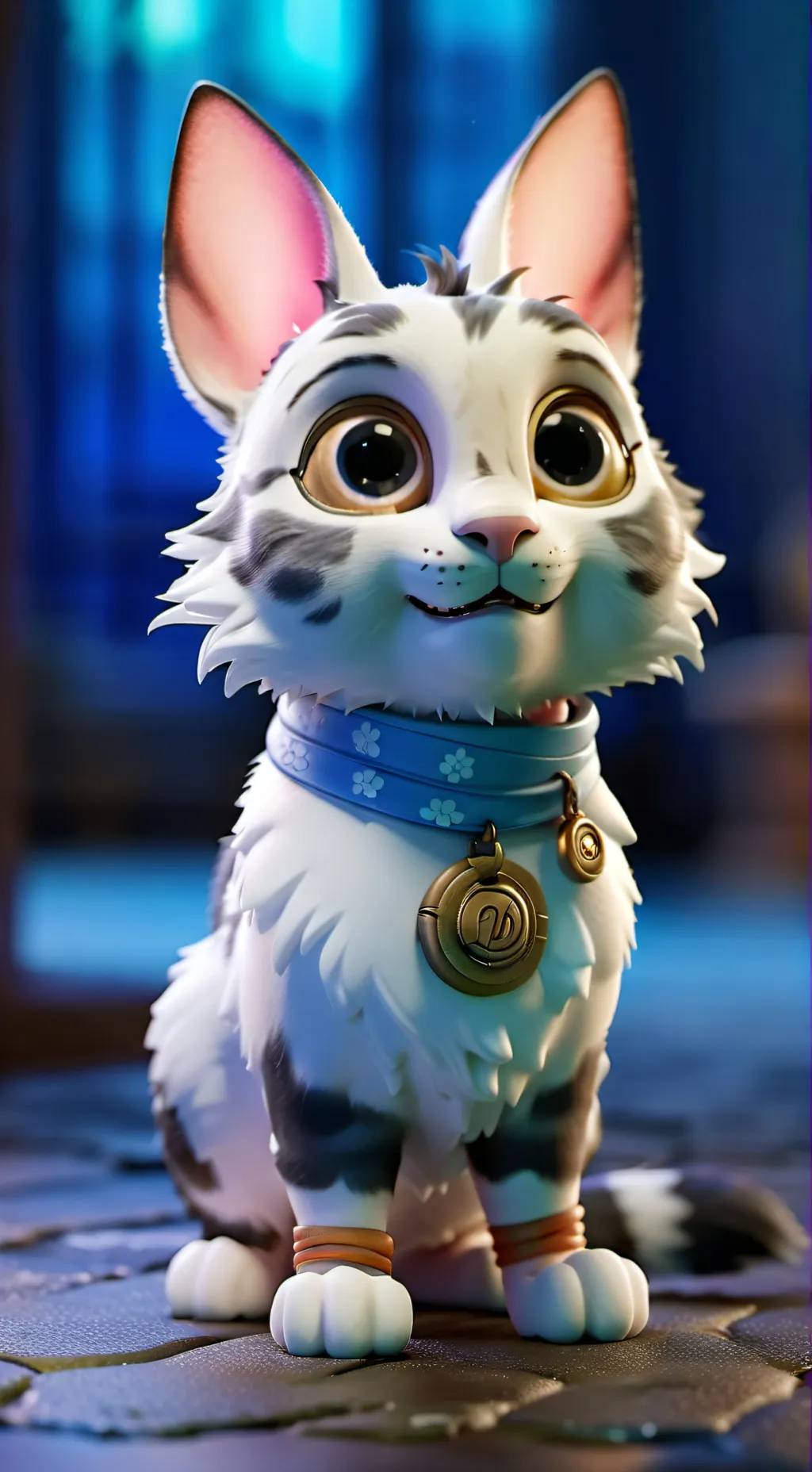 ai character: meowy background