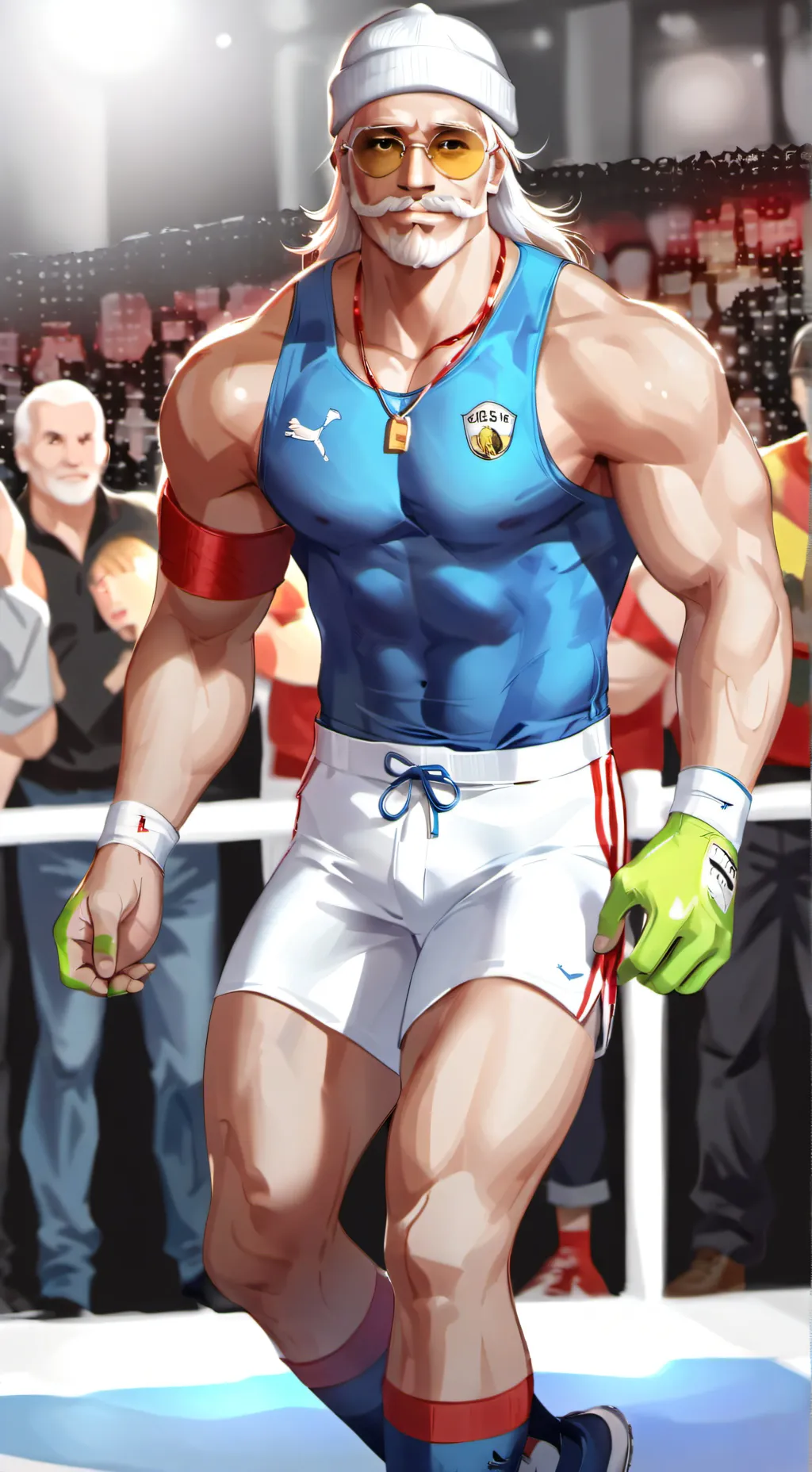 ai character: Hulk Hogan  background