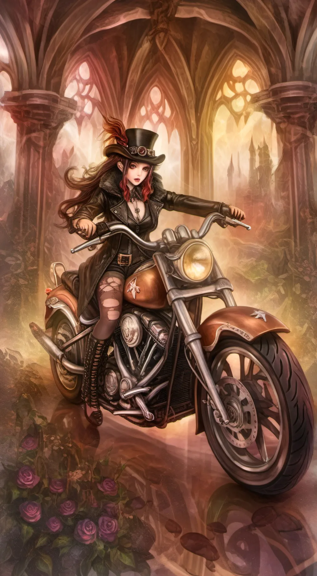 ai character: Rosie black background