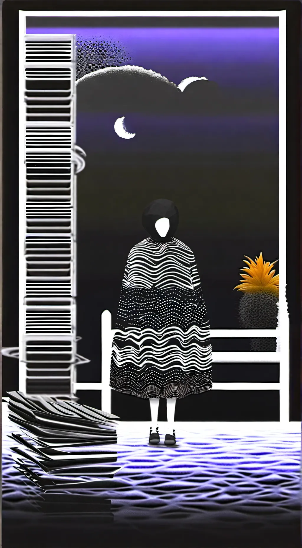 ai character: sunny background