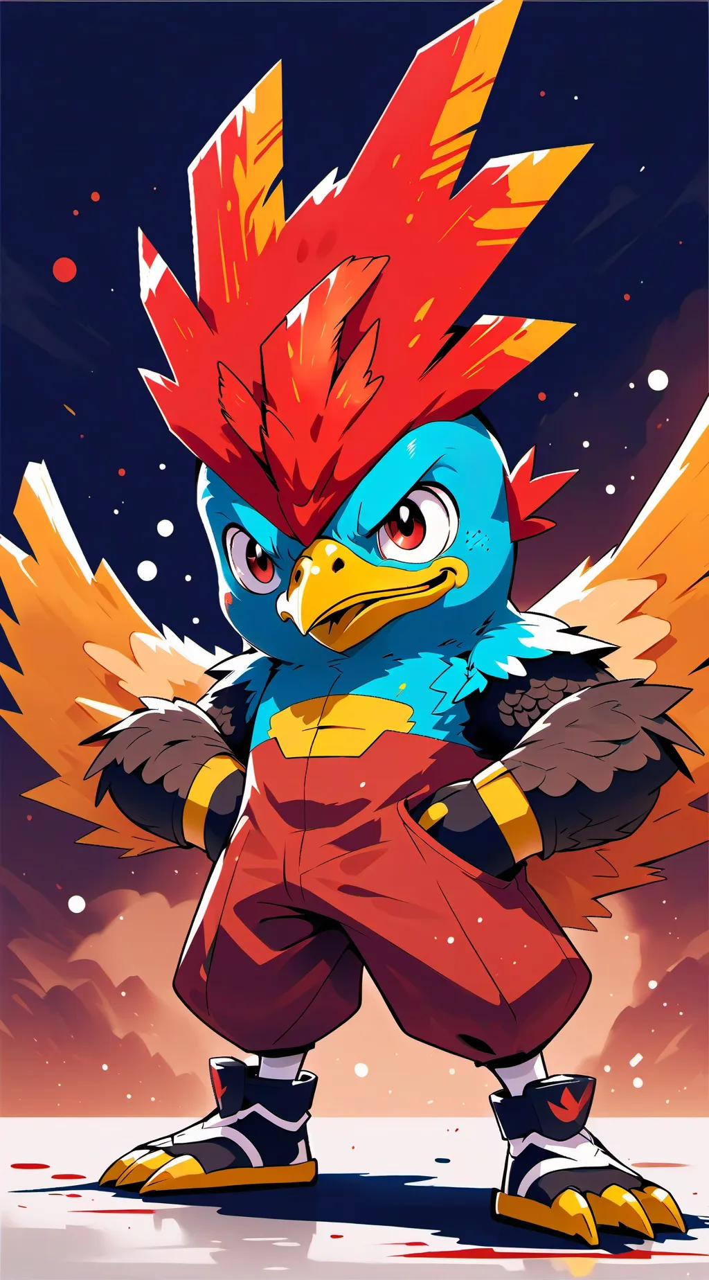 ai character: Shedlesky  background