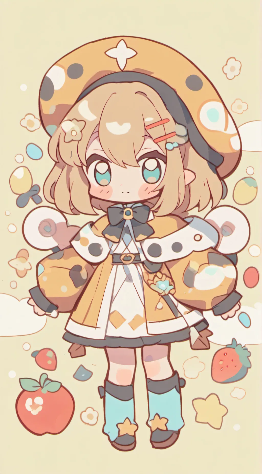 ai character: Pinki x Gray  background