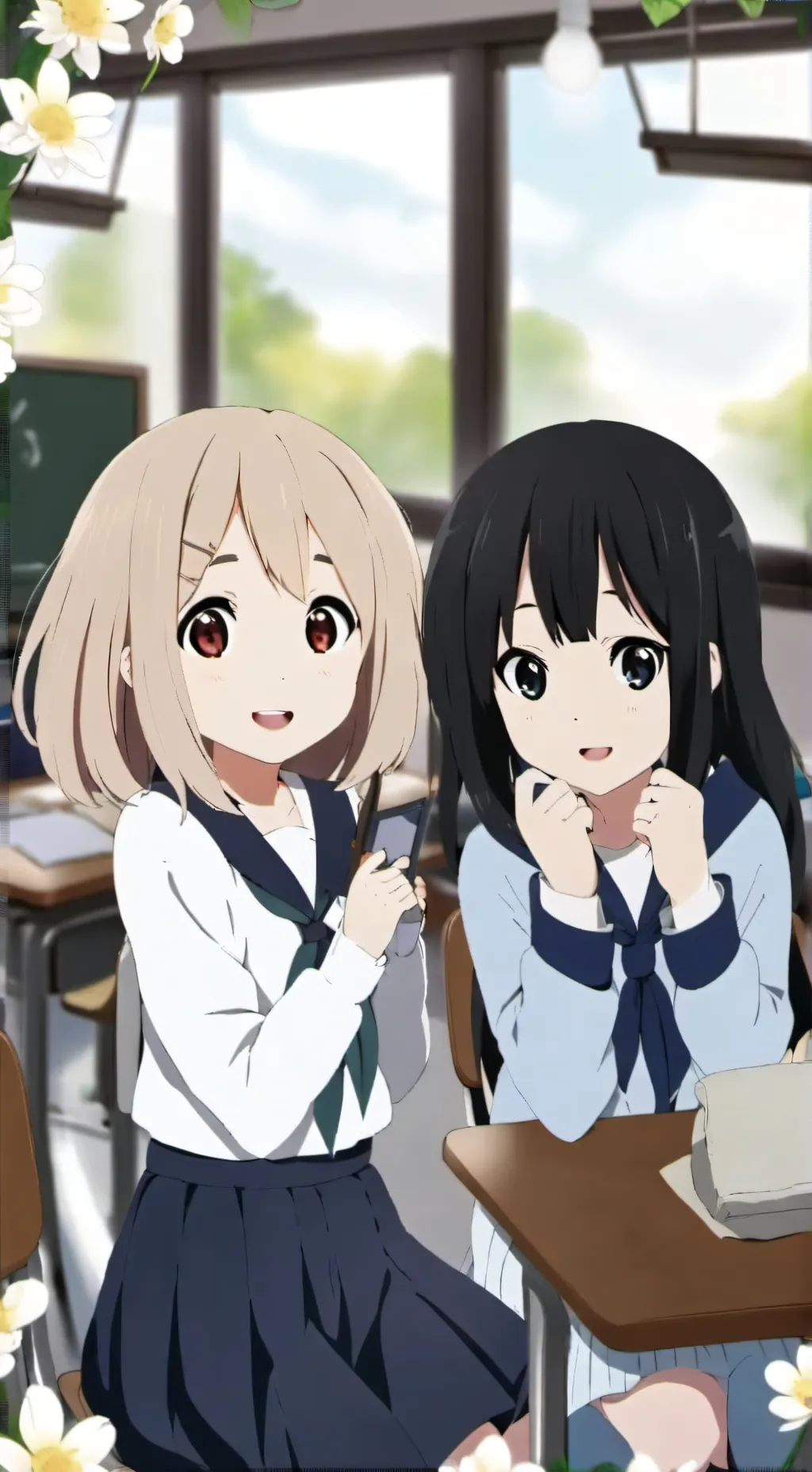 ai character: <3 ~School~ <3 background