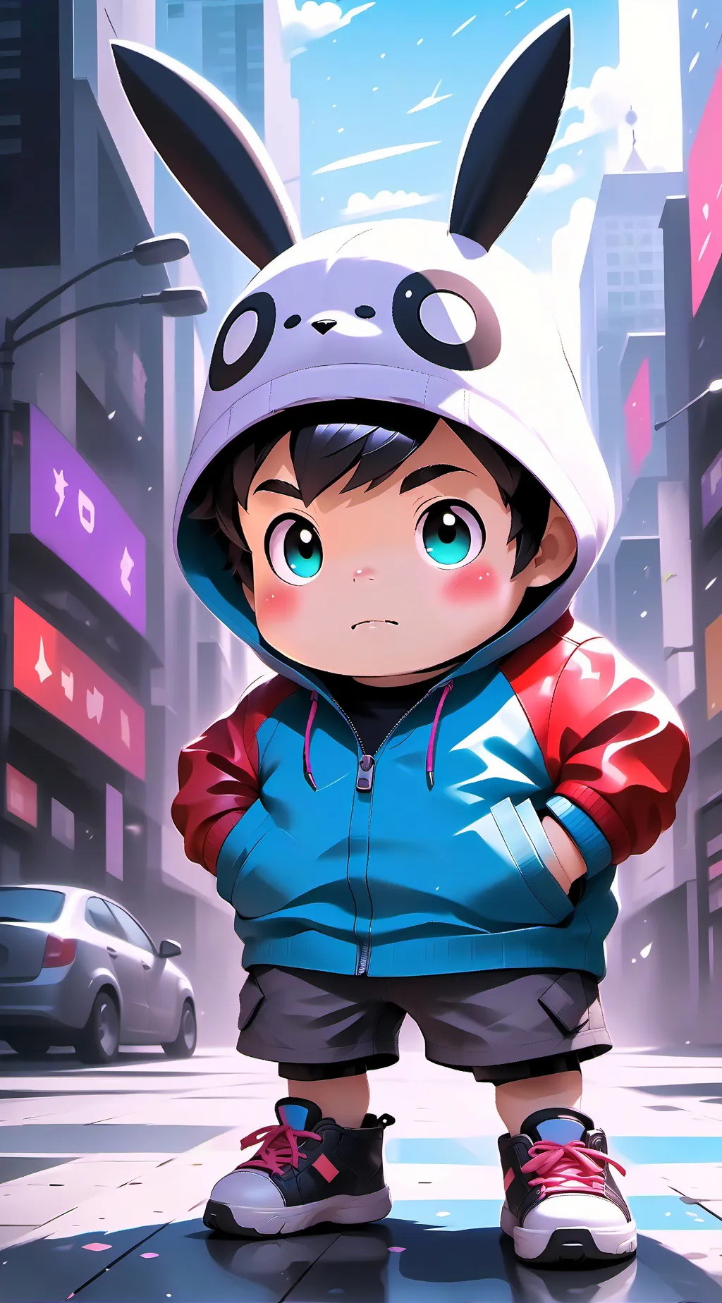 ai character: ipad kid background