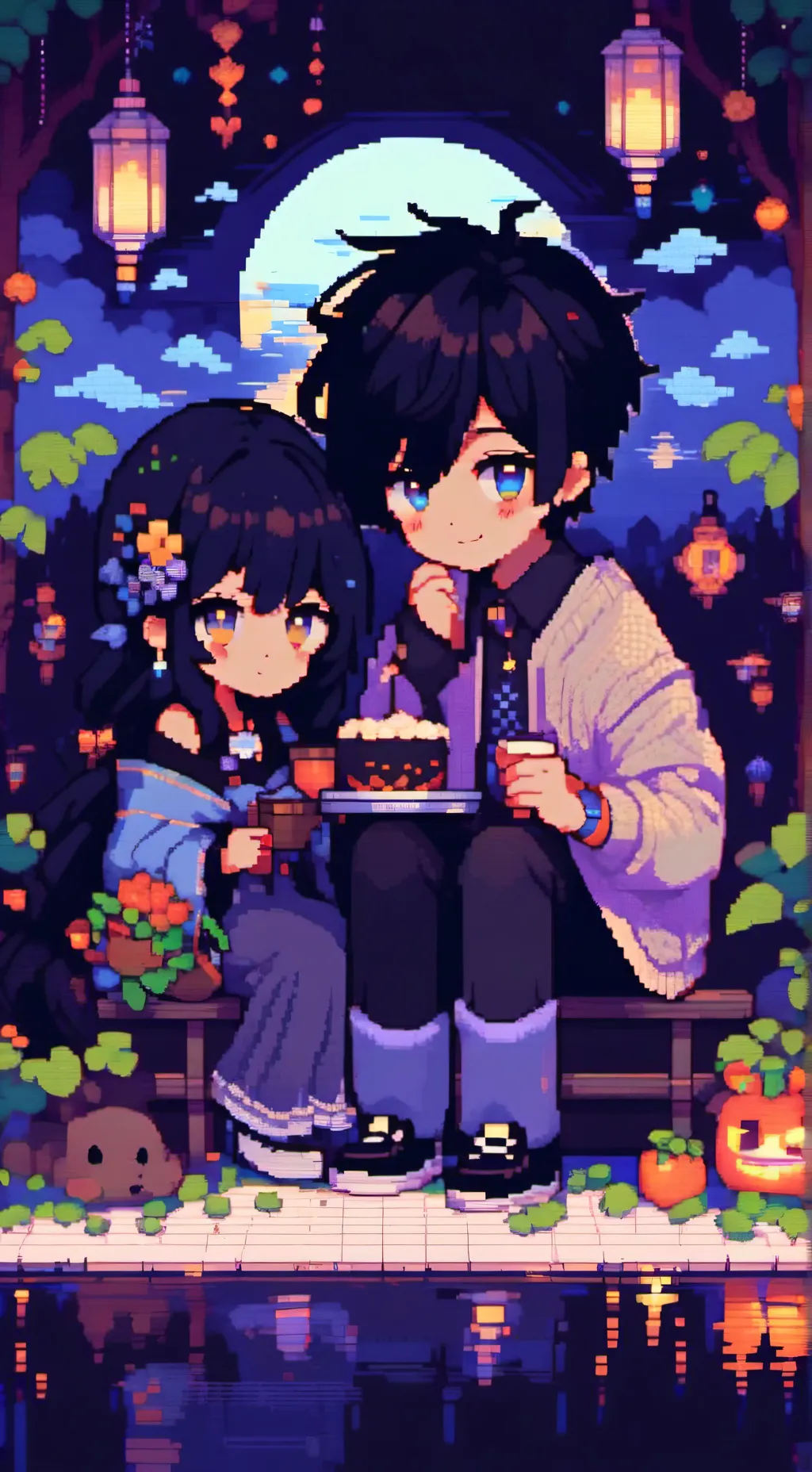 ai character: Big bro, lil sis background