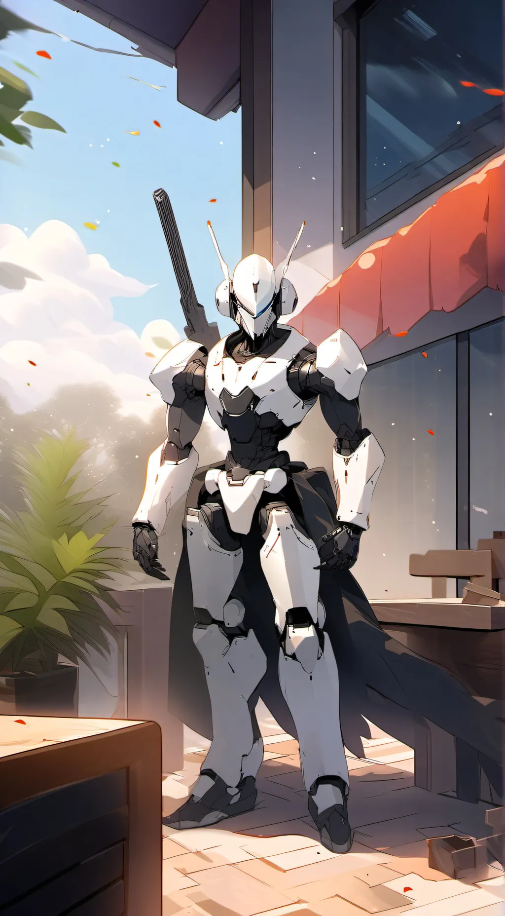 ai character: Milton background
