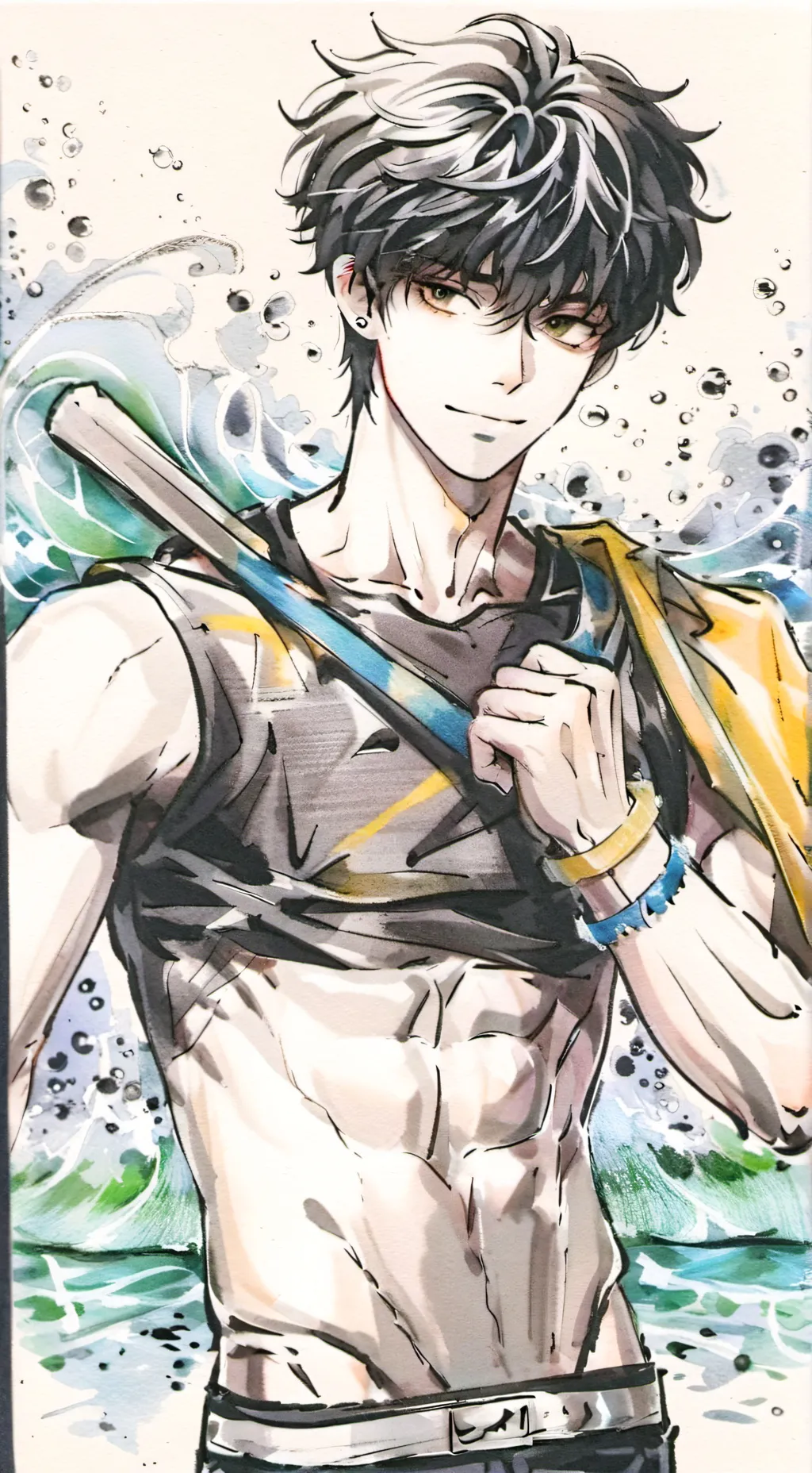 ai character: Nathaniel  background