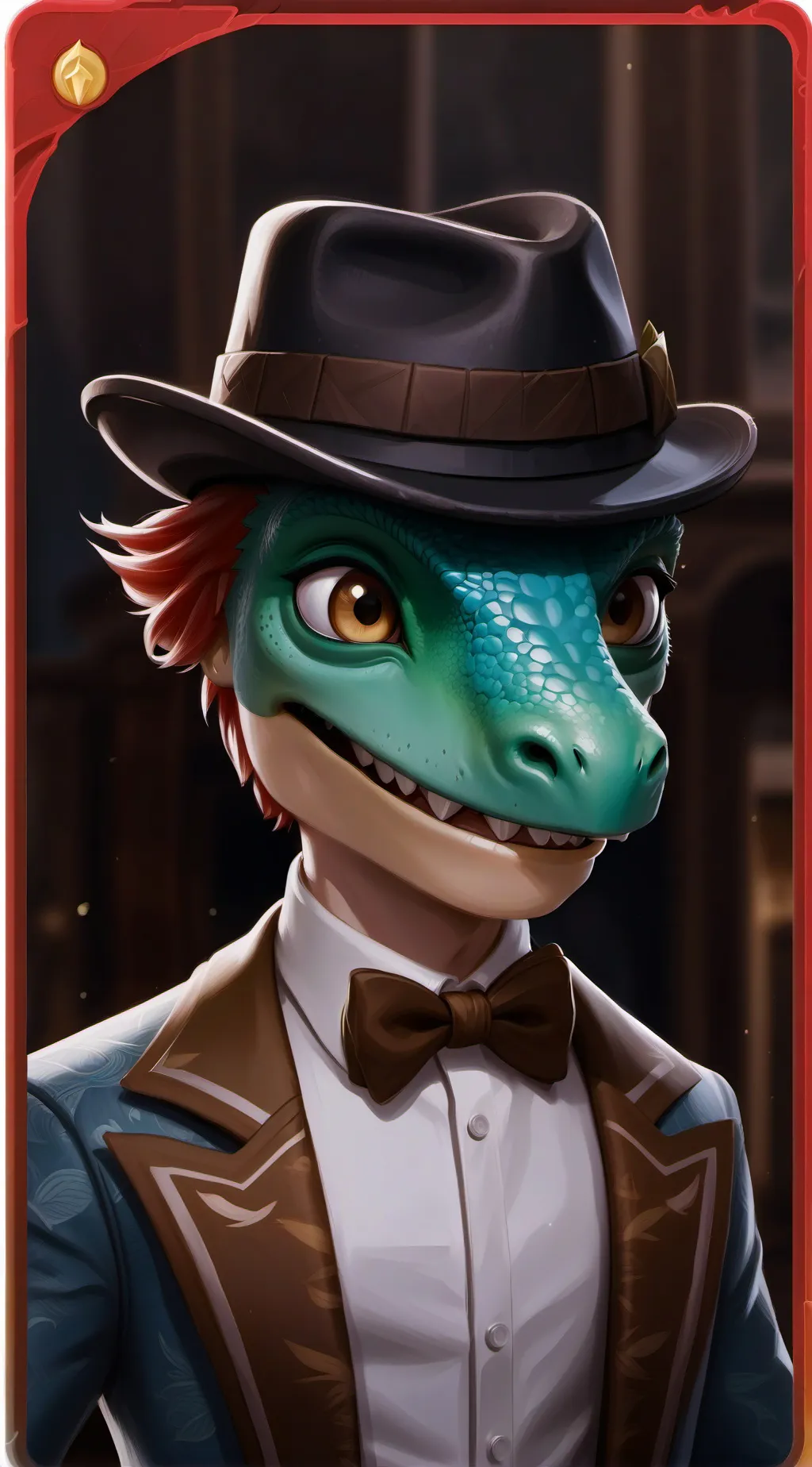ai character: Sr. dinosaurios  background