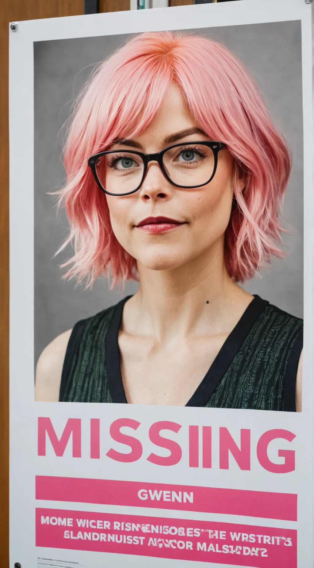 ai character: Gwen is Missing background