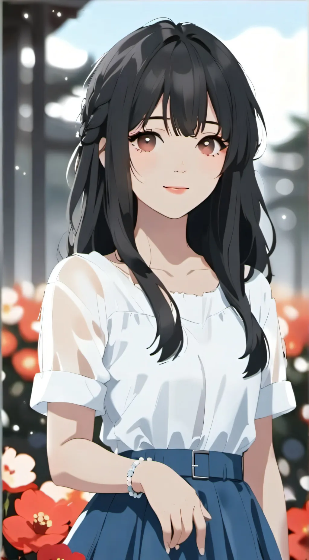 ai character: kukuri anakazaki background