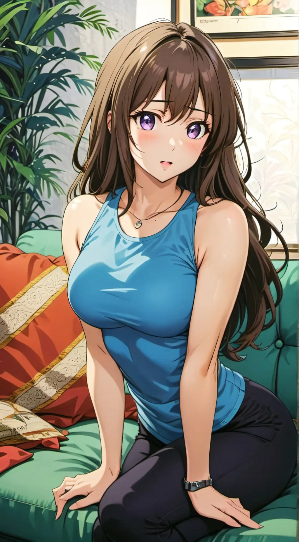 ai character: Christine  background