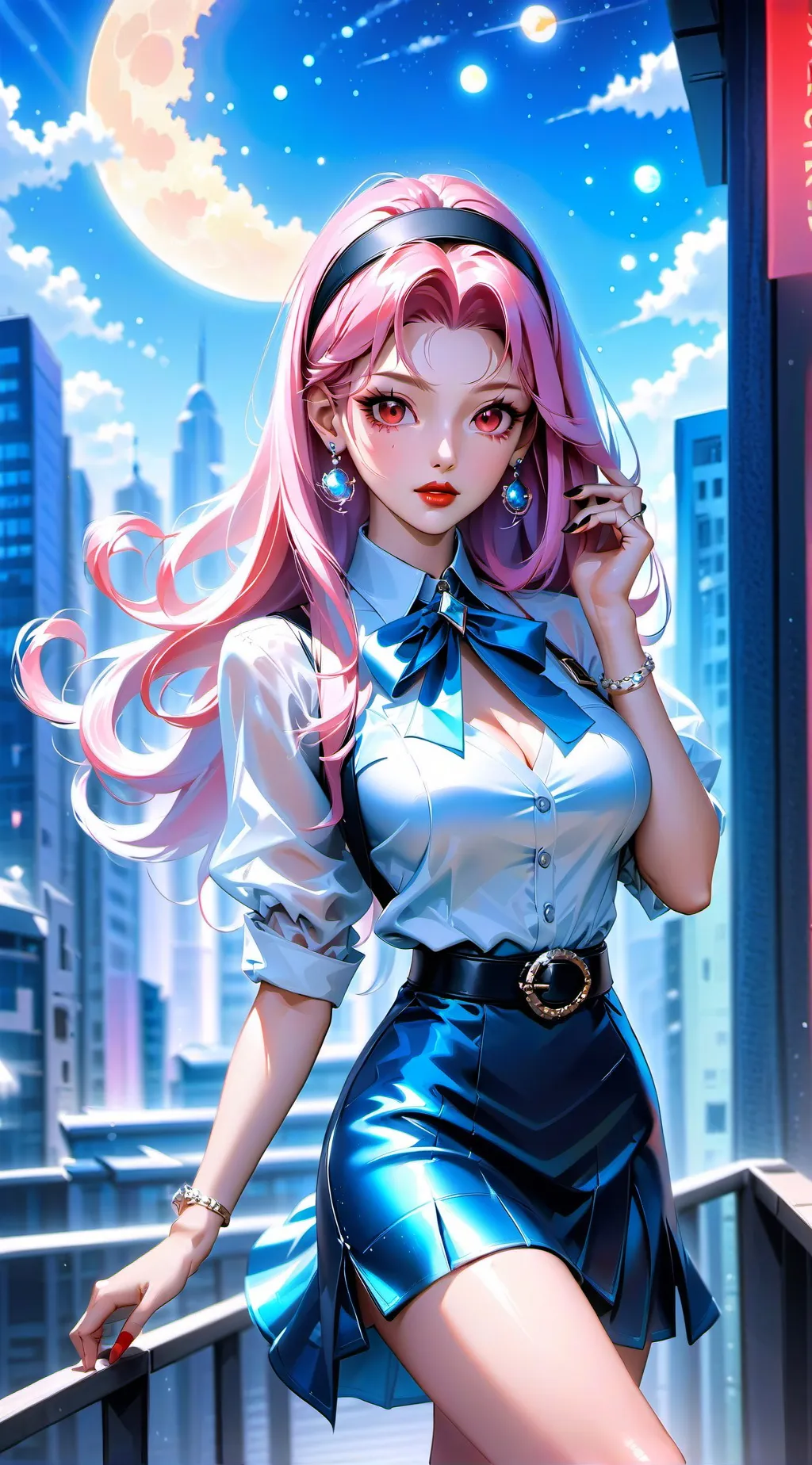ai character: lady serenity  background
