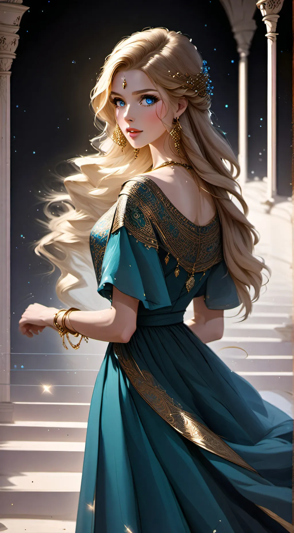 ai character: princess Diane background