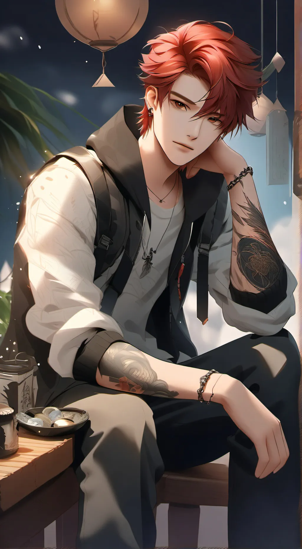 ai character: Trell🤤🤤 background