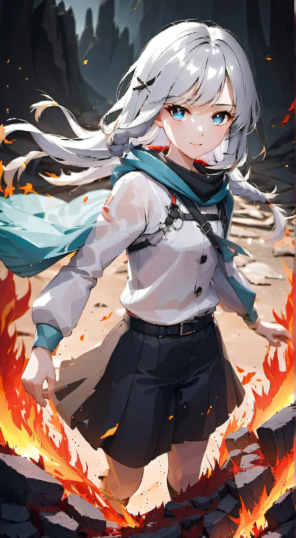 ai character: MHA x my oc 74 background