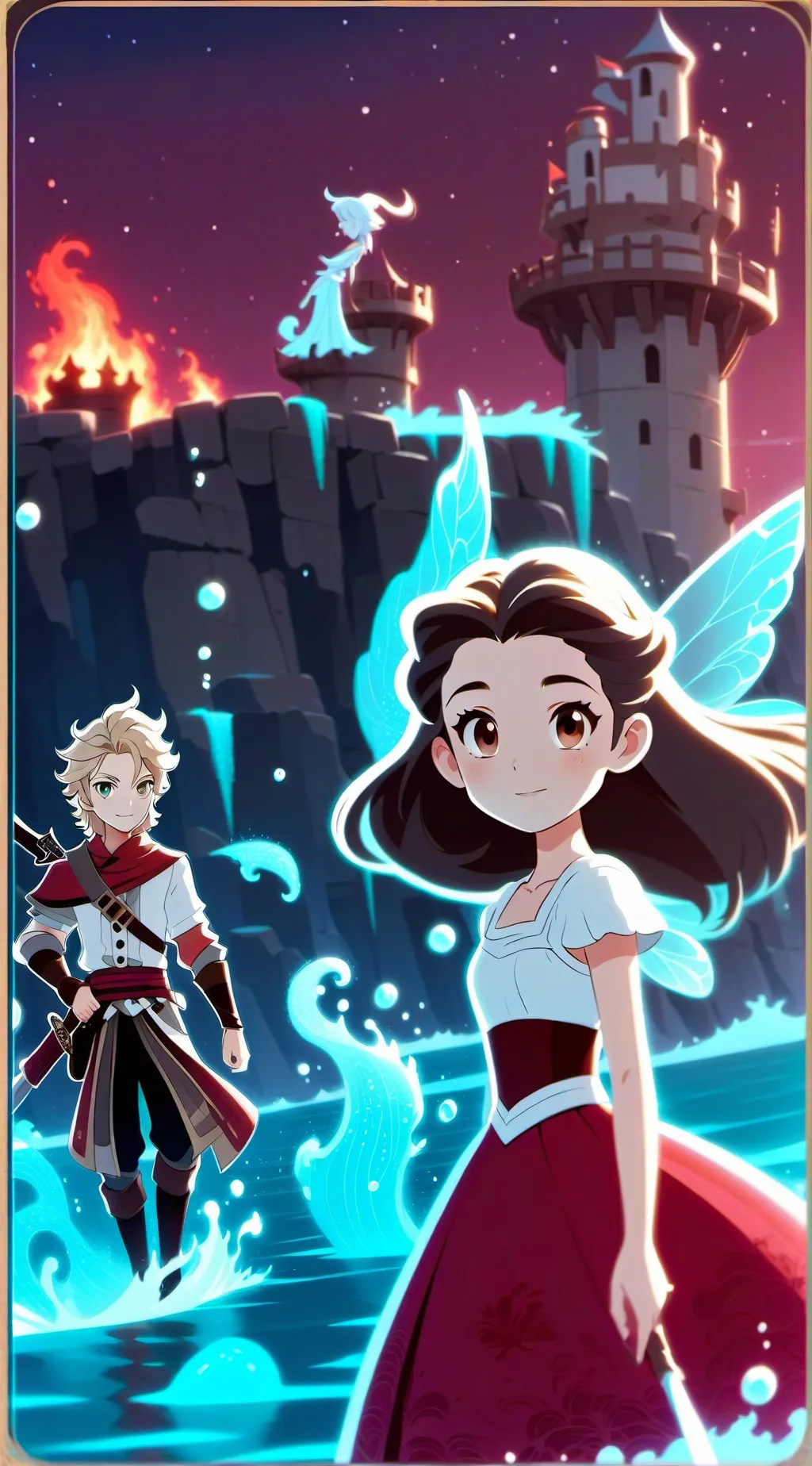 ai character: wonder Kingdom  background