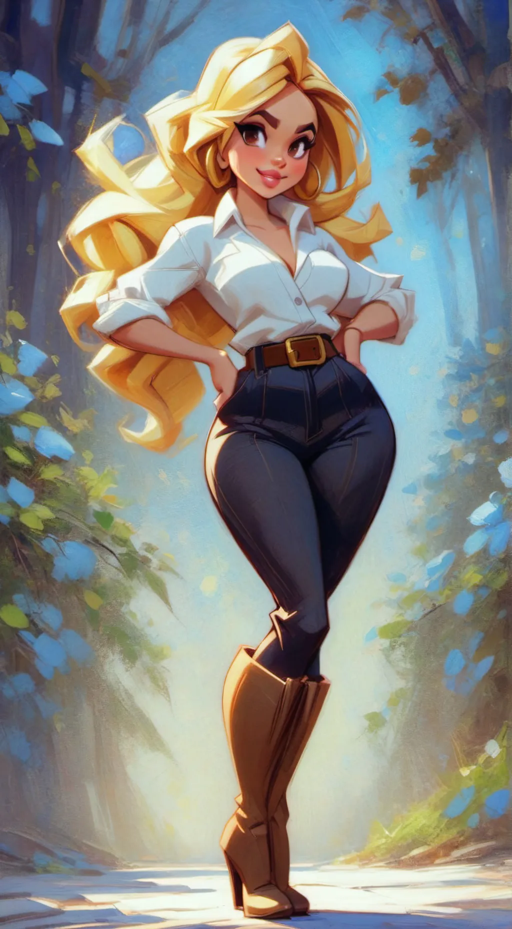 ai character: Beth  background