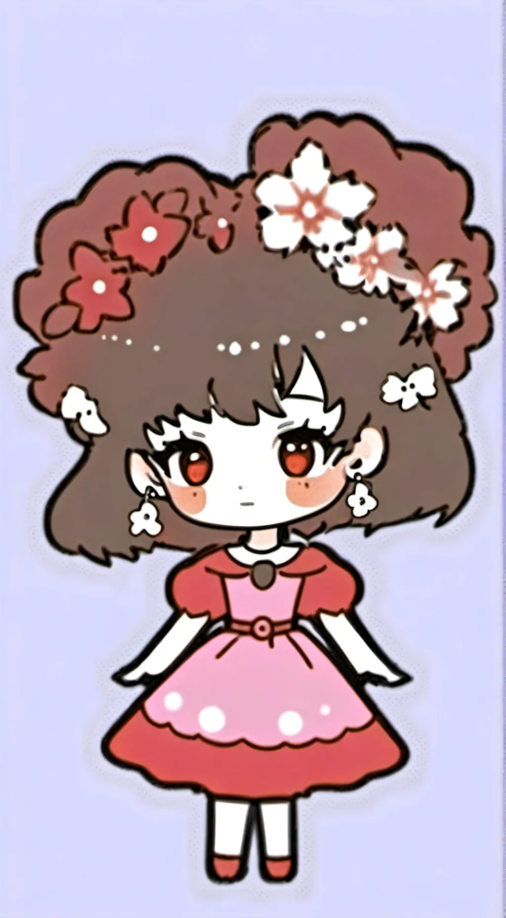 ai character: Rose background