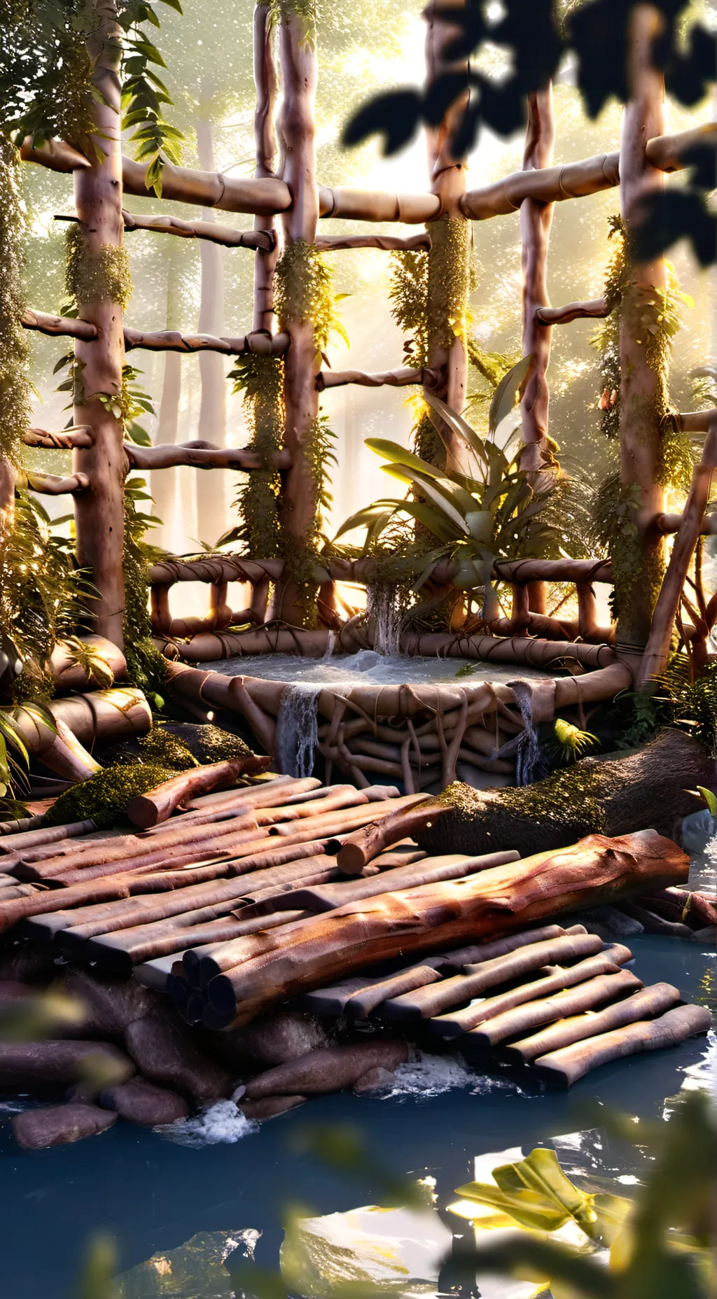 ai character: Natural nightmare background