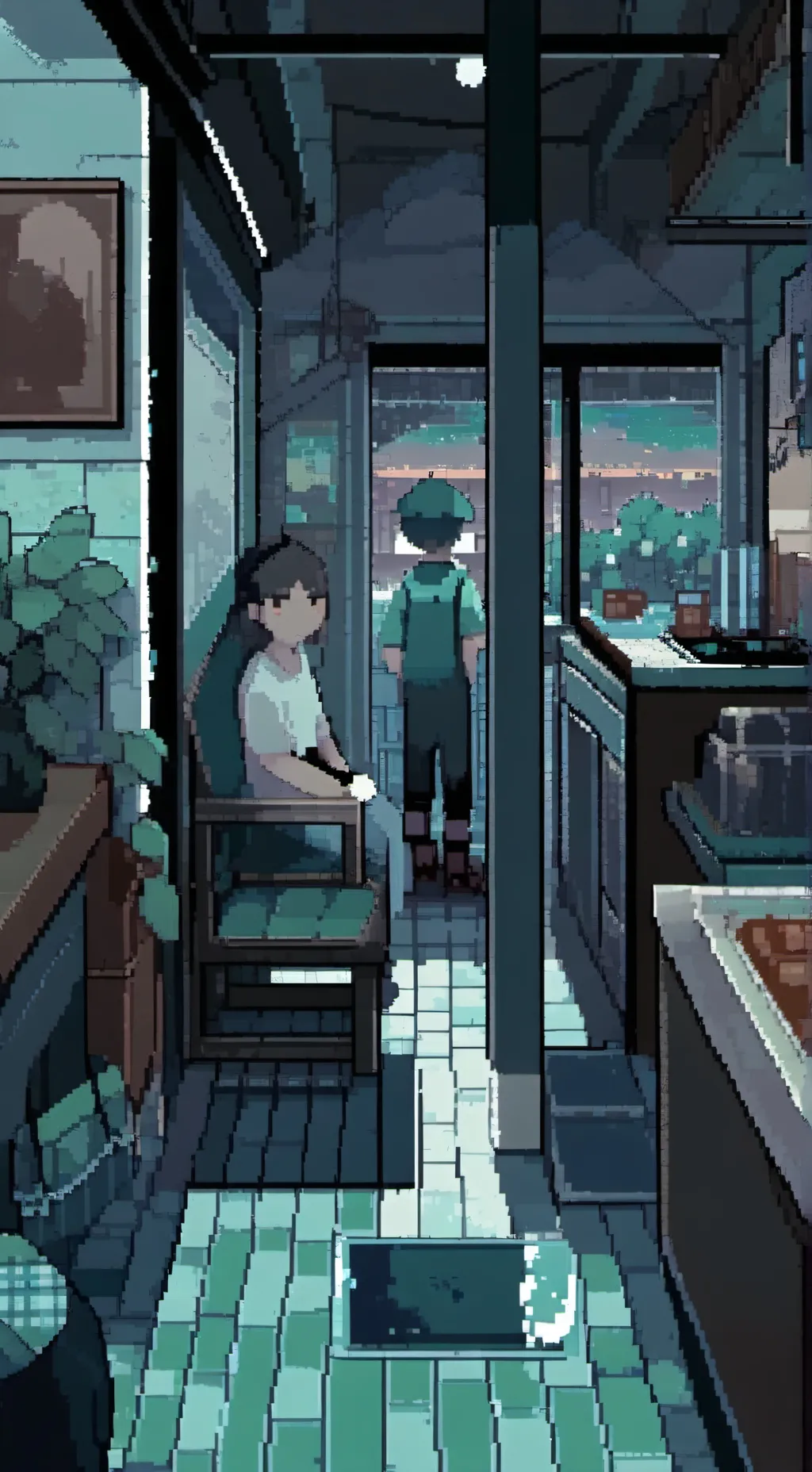 ai character: Comfort zone background