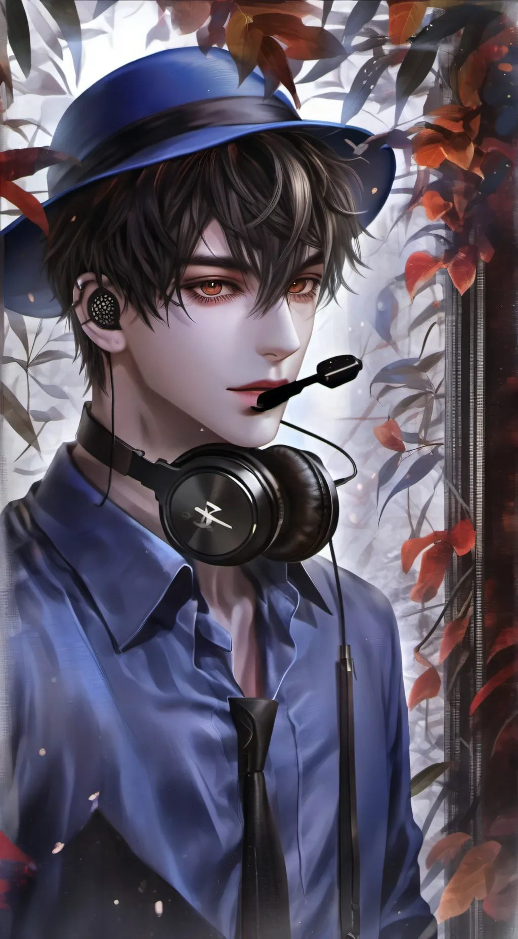 ai character: doodle background