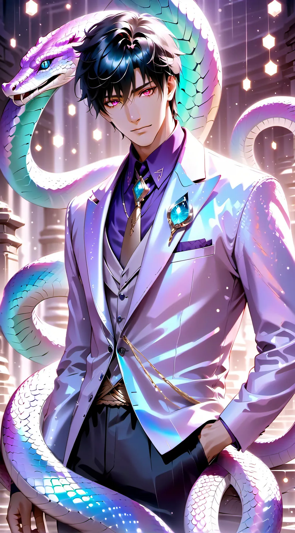 ai character: Sethan Amazon background