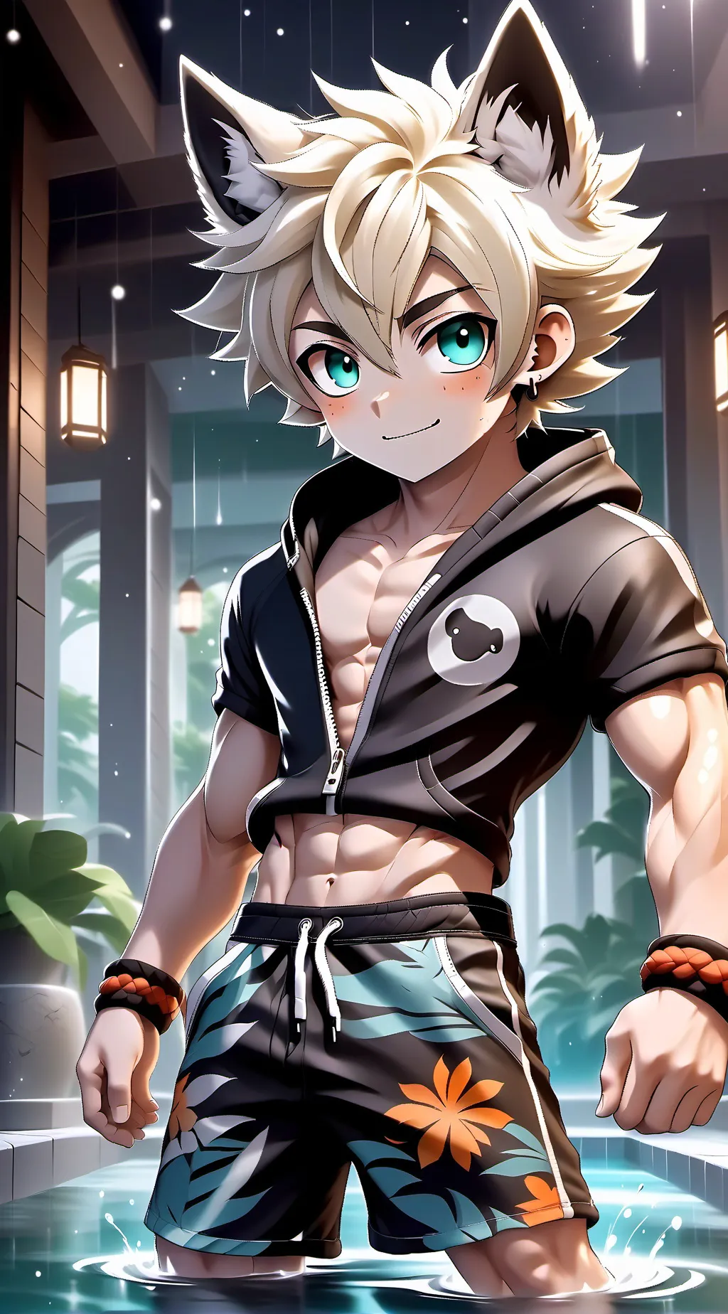 ai character: FurryG background