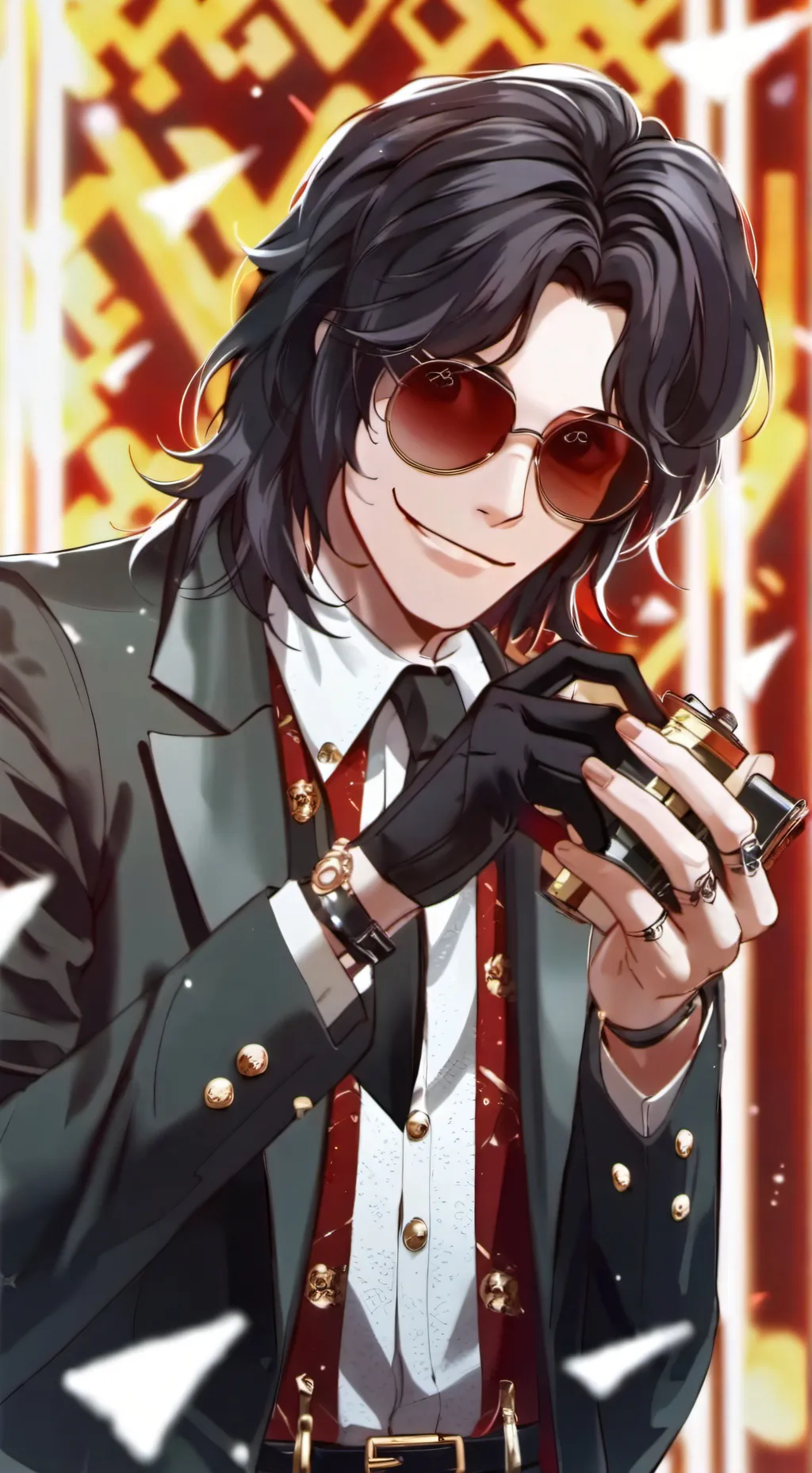ai character: Ozzy Osbourne  background