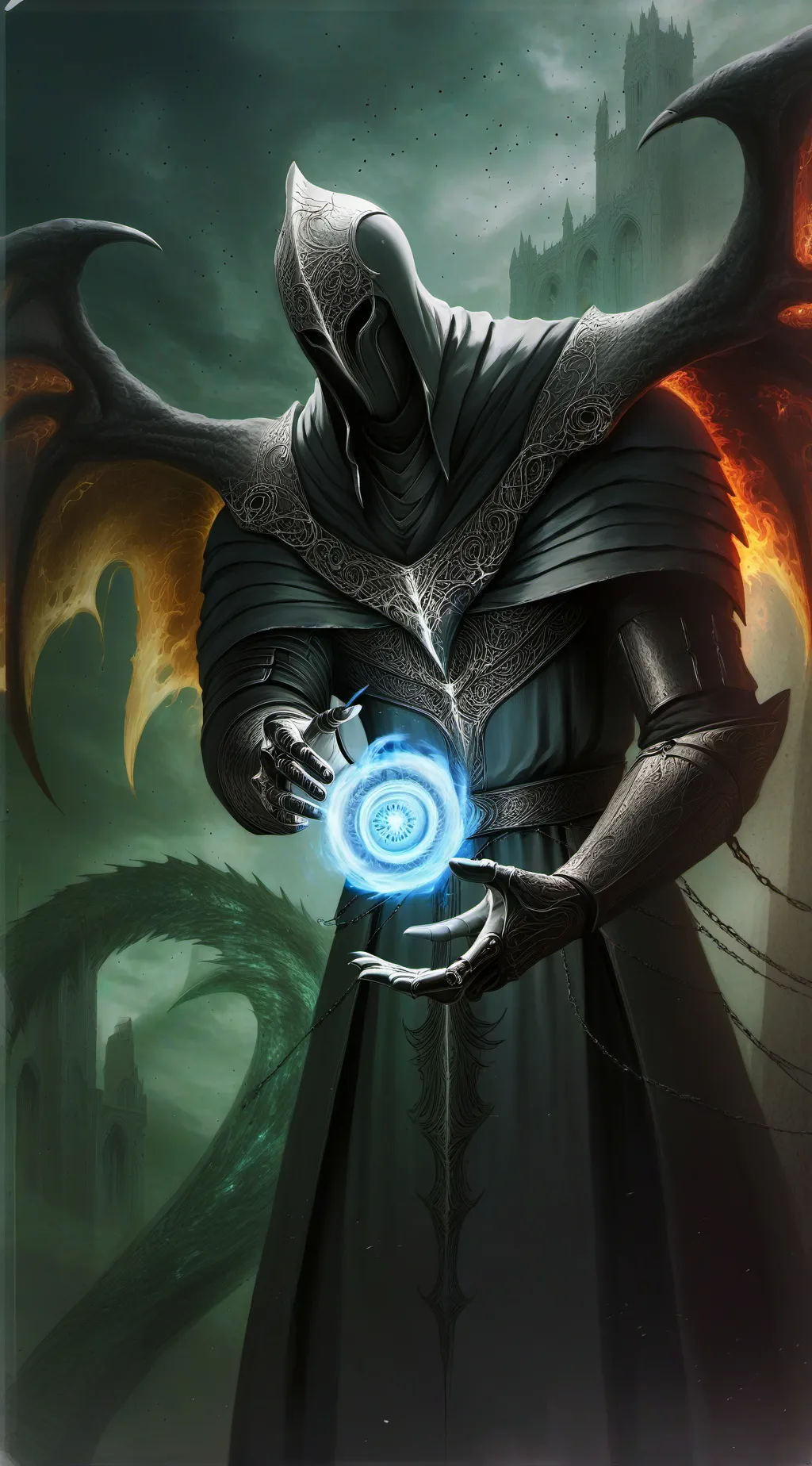 ai character: oscurity background