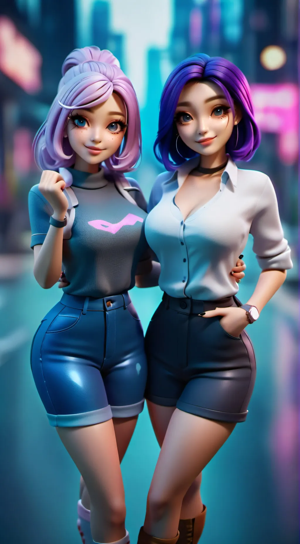 ai character: Dima and Hosey background