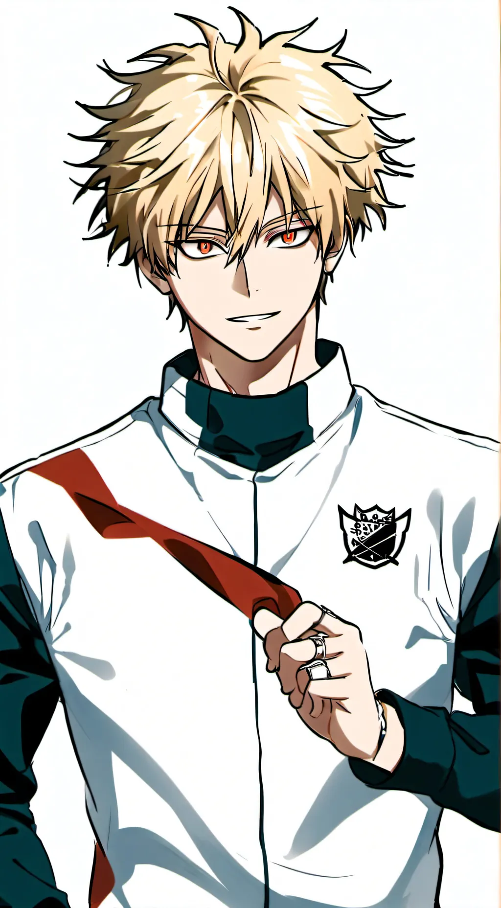 ai character: Katsuki Bakugo  background