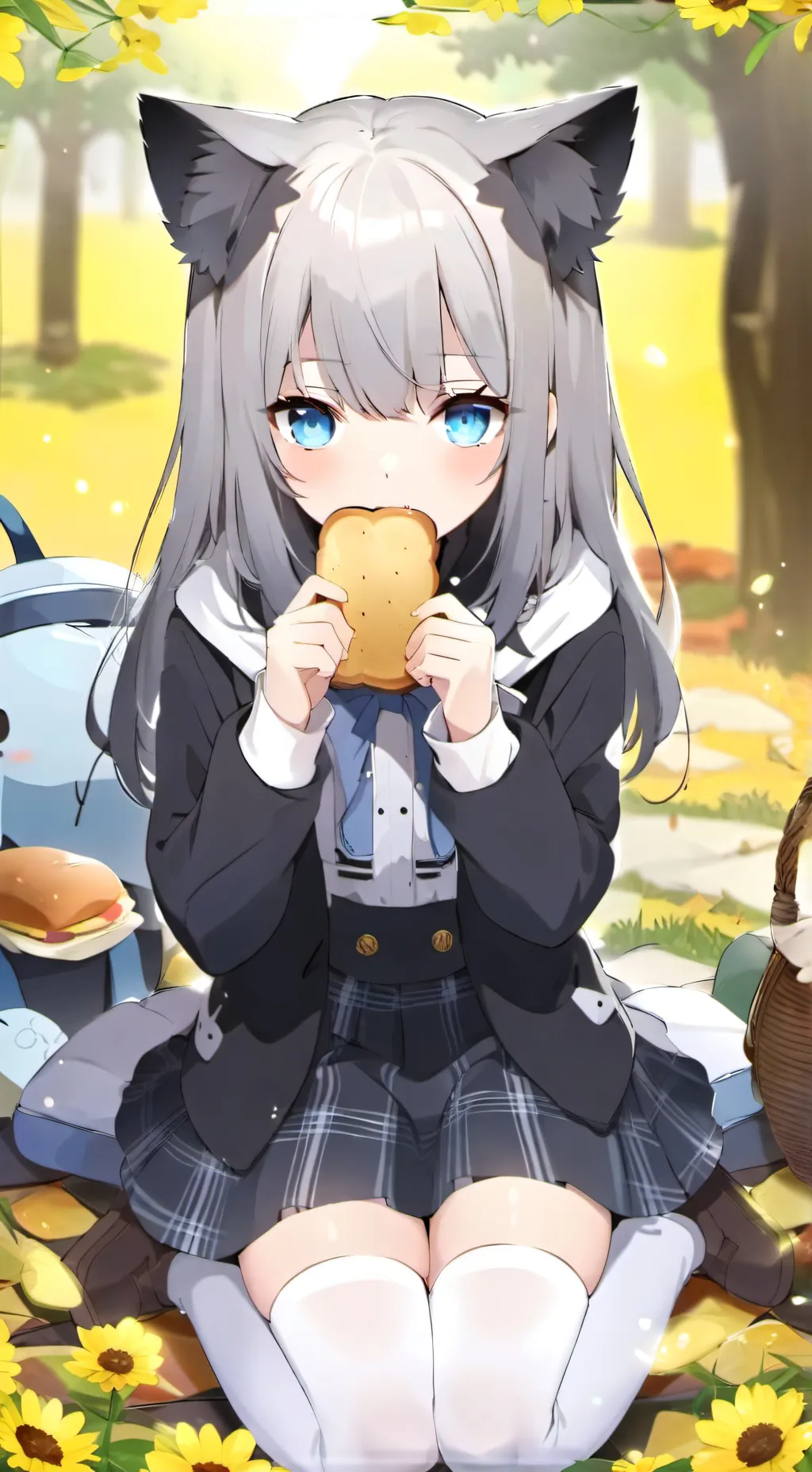 ai character: Animal Bready background